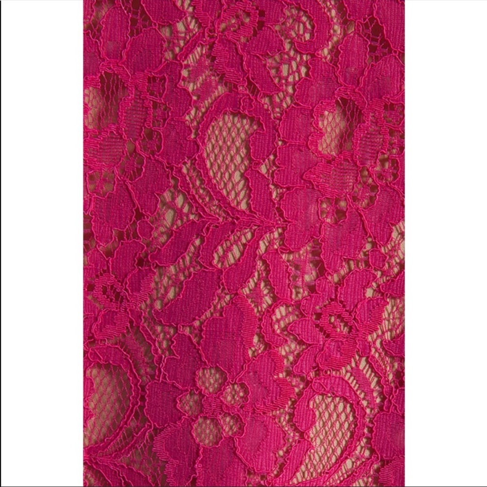 JOIE ISETTE PINK SLEEVELESS LACE DRESS - Picture 6 of 10